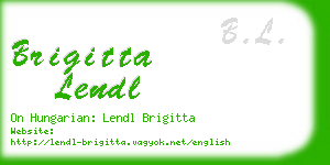 brigitta lendl business card